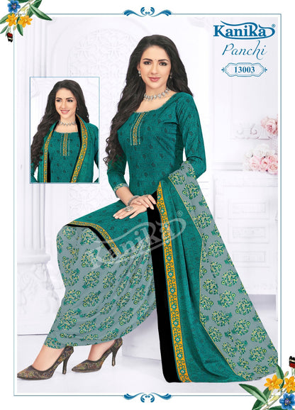 Panchi Vol 13 With Lining Kanika Readymade Cotton Patiyala Suits