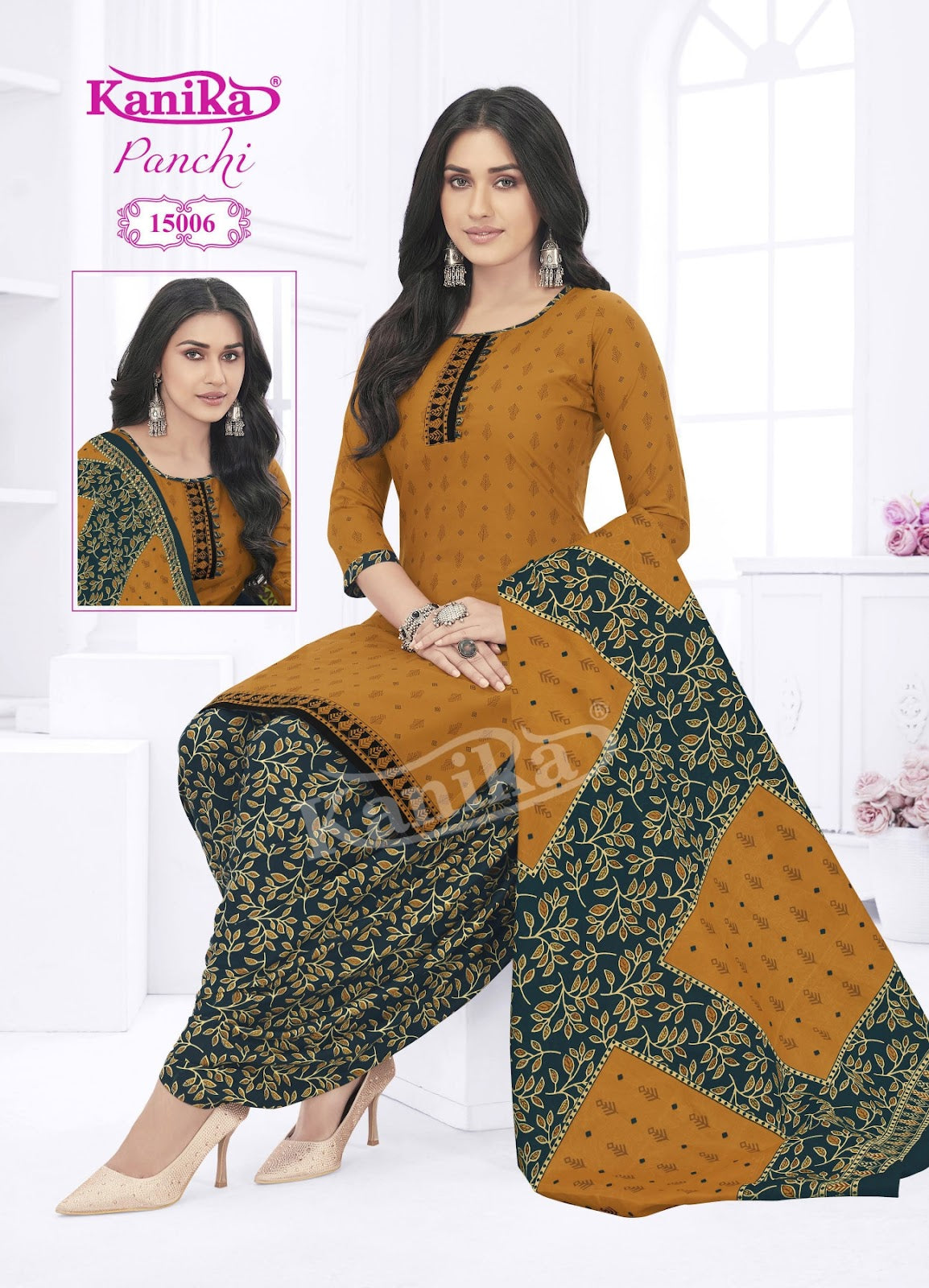 Panchi Vol 15-With Lining Kanika Readymade Cotton Patiyala Suits