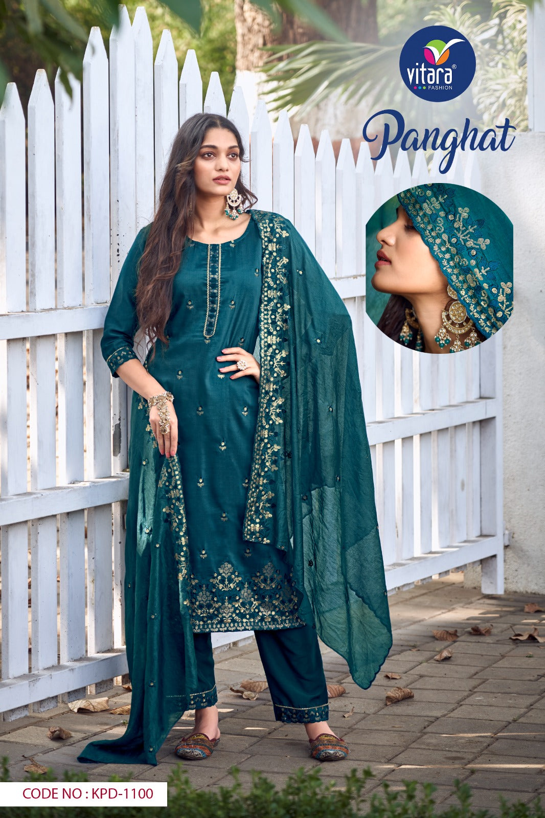 Panghat Vitara Chinnon Readymade Pant Style Suits