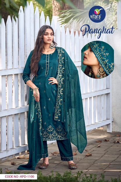 Panghat Vitara Chinnon Readymade Pant Style Suits