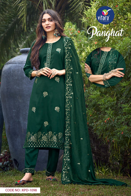 Panghat Vitara Chinnon Readymade Pant Style Suits
