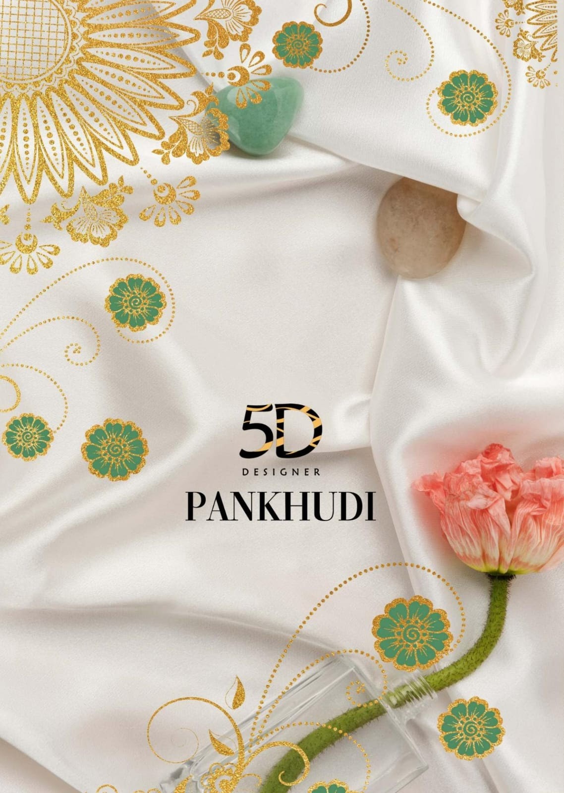 Pankhudi 5D Designer Chiffon Sarees