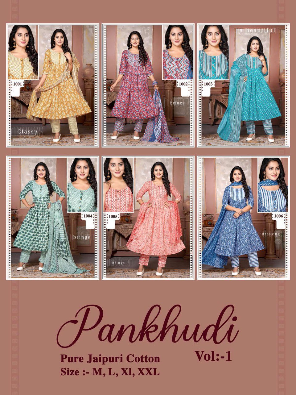 Pankhudi Vol 1 Kavinay Jaipuri Readymade Pant Style Suits