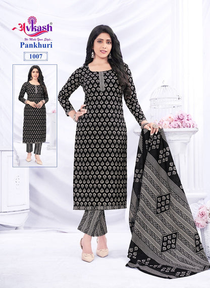 Pankhuri Vol 1 Avkash Cotton Readymade Pant Style Suits