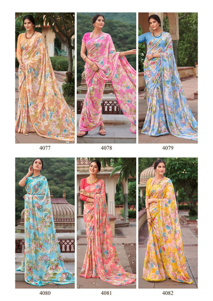 Paragi Kashvi Creation Satin Sarees