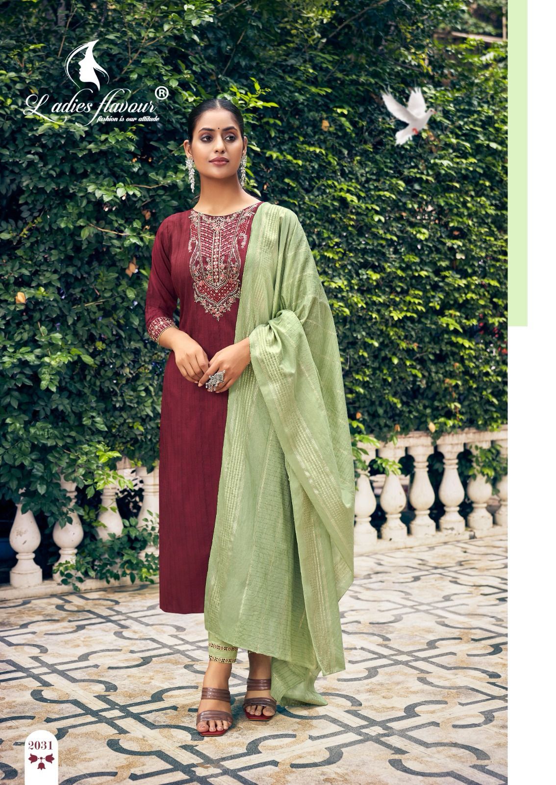 Parampara Vol 2 Ladies Flavour Chinon Readymade Pant Style Suits
