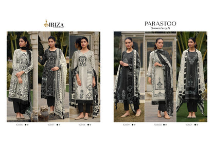 Parastoon Ibiza Bemberg Muslin Pant Style Suits