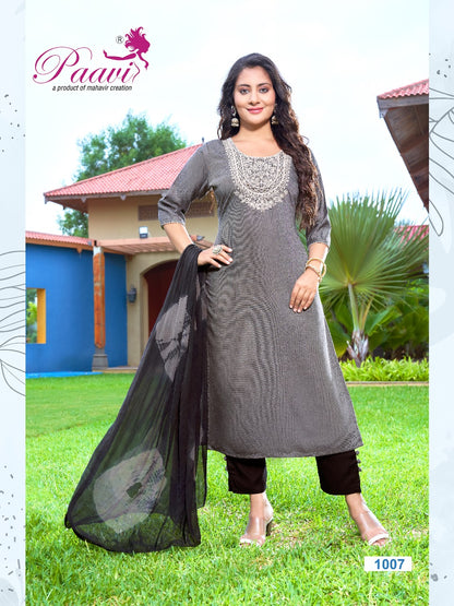 Paree Vol 1 Paavi Rayon Readymade Pant Style Suits