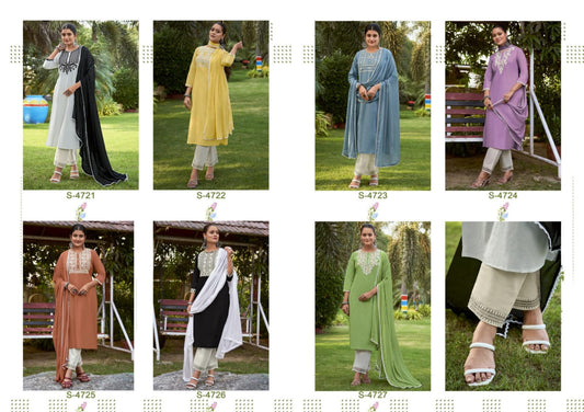 Pari-2 Sbs Mal Cotton Readymade Pant Style Suits