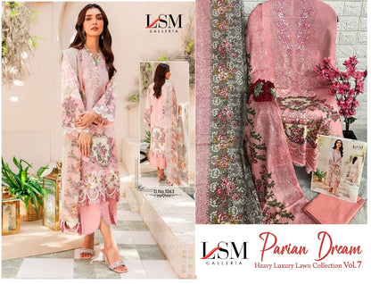 Parian Dream Heavy Luxury Lawn Collection Vol 7 Lsm Galleria Karachi Salwar Suits