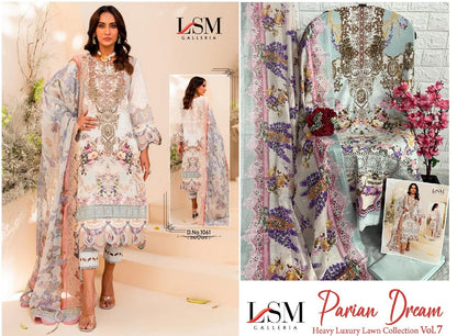 Parian Dream Heavy Luxury Lawn Collection Vol 7 Lsm Galleria Karachi Salwar Suits
