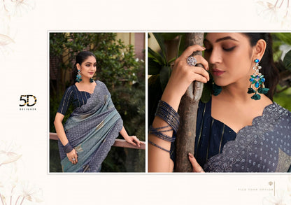 Paridhi 5D Designer Chiffon Sarees