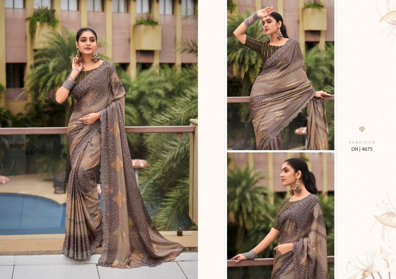 Paridhi 5D Designer Chiffon Sarees