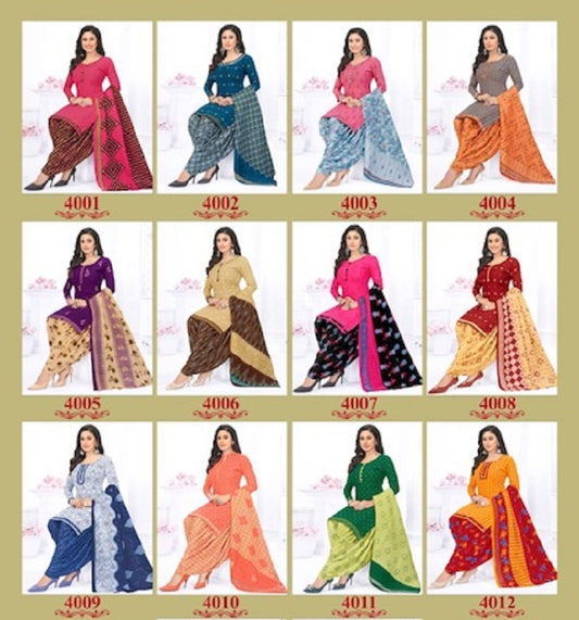 Paridhi Vol 4 Sidhi Vinayak Cotton Dress Material