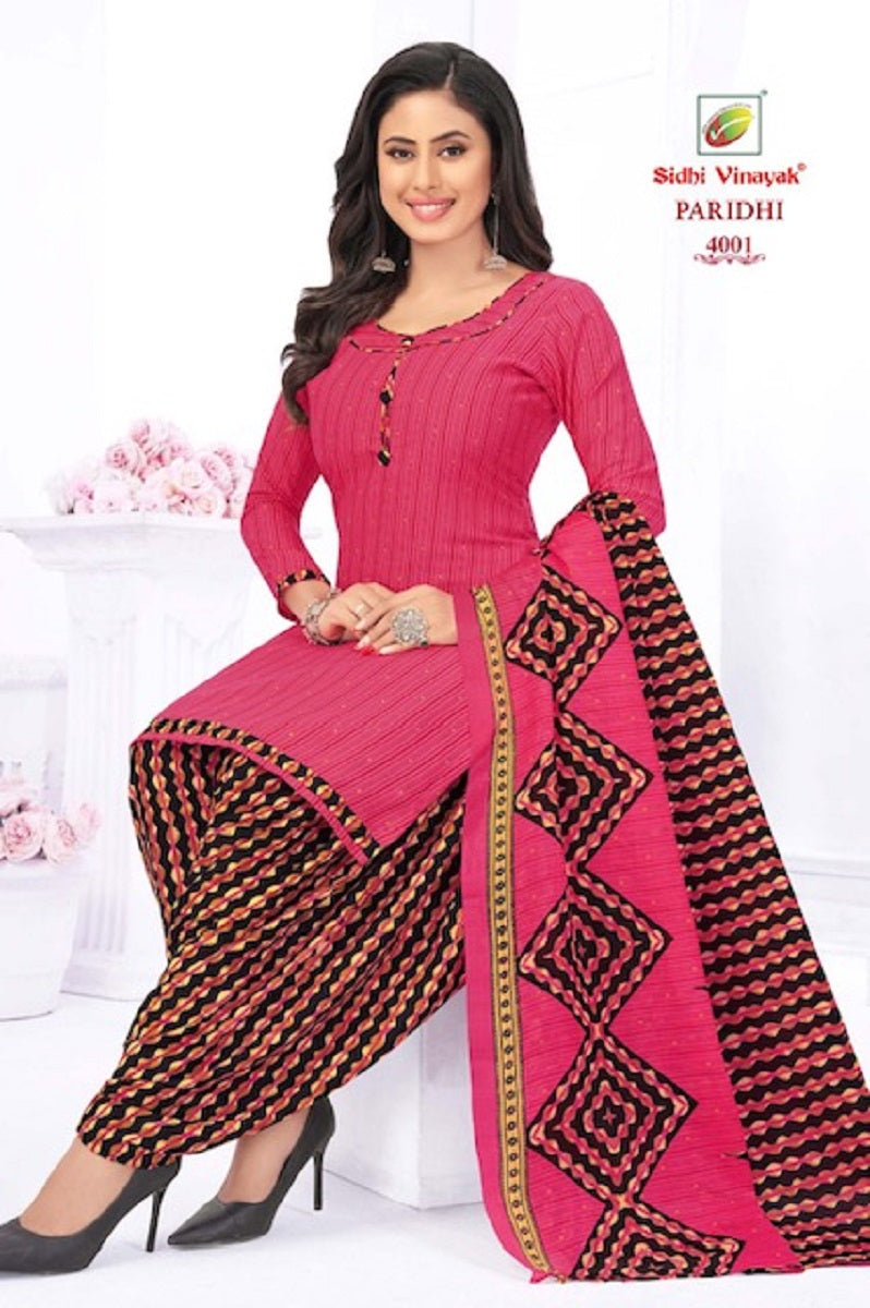 Paridhi Vol 4 Sidhi Vinayak Cotton Dress Material