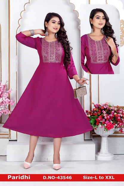 Paridhi Zoya Two Tone Anarkali Kurtis