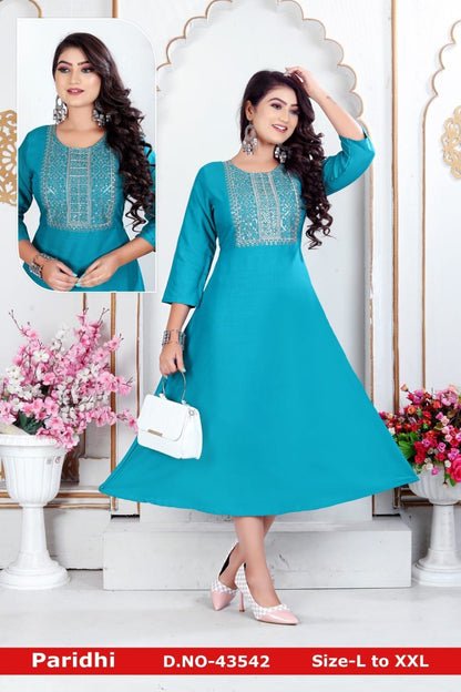 Paridhi Zoya Two Tone Anarkali Kurtis