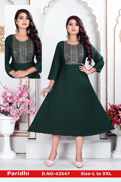 Paridhi Zoya Two Tone Anarkali Kurtis