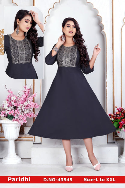 Paridhi Zoya Two Tone Anarkali Kurtis