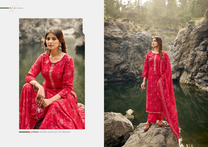 Parina Siyoni Cotton Silk Plazzo Style Suits