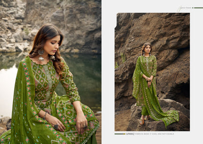 Parina Siyoni Cotton Silk Plazzo Style Suits