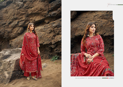 Parina Siyoni Cotton Silk Plazzo Style Suits