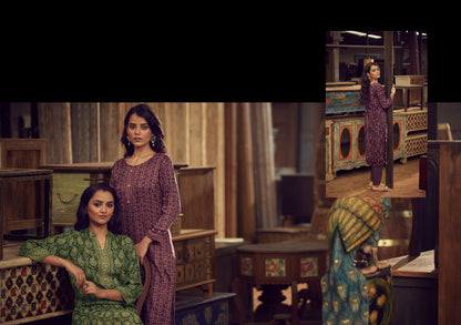 Pashmina Vol 1 Eternal Pashmina Straight Cut Kurtis