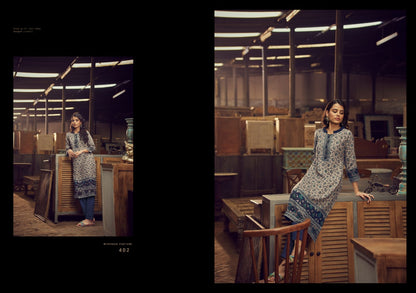 Pashmina Vol 1 Eternal Pashmina Straight Cut Kurtis