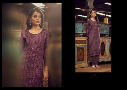 Pashmina Vol 1 Eternal Pashmina Straight Cut Kurtis