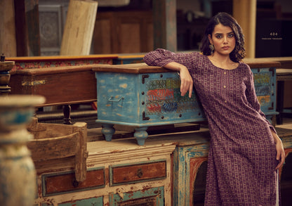Pashmina Vol 1 Eternal Pashmina Straight Cut Kurtis