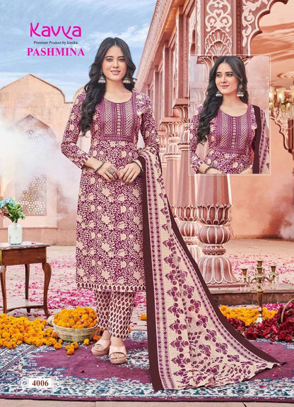 Pashmina Vol 4 Kavya Cotton Readymade Pant Style Suits