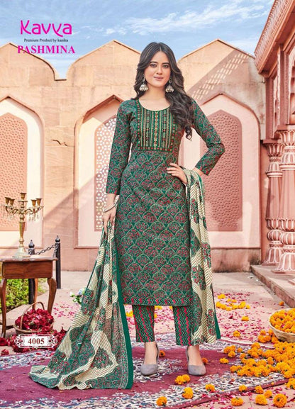 Pashmina Vol 4 Kavya Cotton Readymade Pant Style Suits