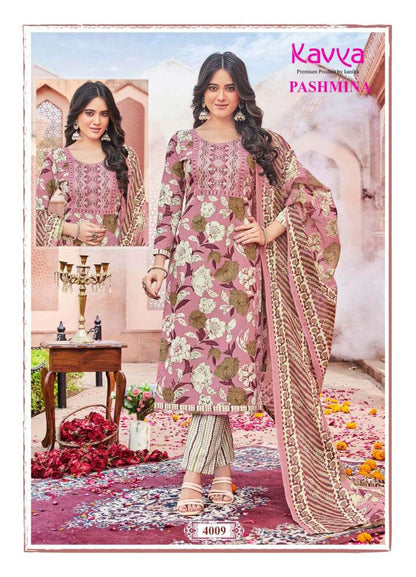 Pashmina Vol 4 Kavya Cotton Readymade Pant Style Suits