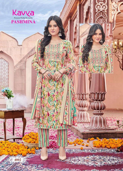 Pashmina Vol 4 Kavya Cotton Readymade Pant Style Suits