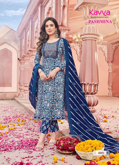 Pashmina Vol 4 Kavya Cotton Readymade Pant Style Suits