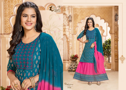 Pashmina Vol 5 Kinti Rayon Readymade Skirt Style Suits