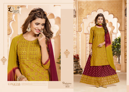 Pashmina Vol 5 Kinti Rayon Readymade Skirt Style Suits