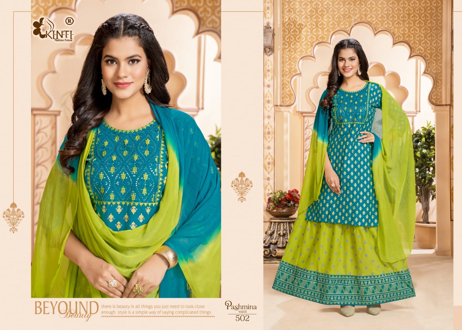 Pashmina Vol 5 Kinti Rayon Readymade Skirt Style Suits