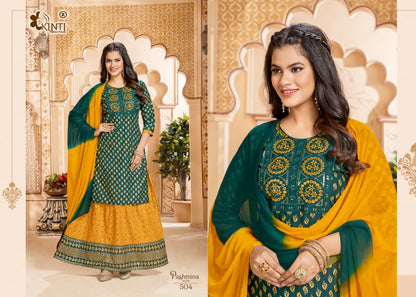 Pashmina Vol 5 Kinti Rayon Readymade Skirt Style Suits