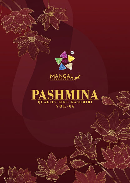 Pashmina Vol 6 Mangal Shree Fabrics Cotton Dress Material