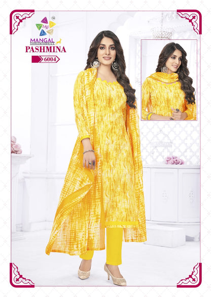 Pashmina Vol 6 Mangal Shree Fabrics Cotton Dress Material