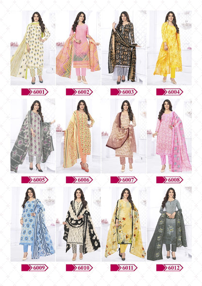 Pashmina Vol 6 Mangal Shree Fabrics Cotton Dress Material