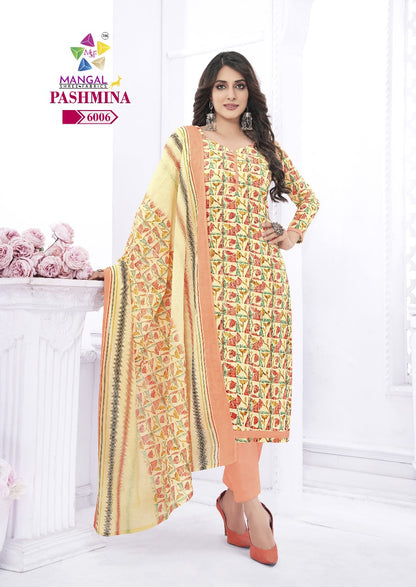 Pashmina Vol 6 Mangal Shree Fabrics Cotton Dress Material