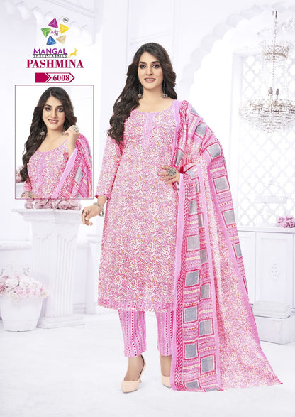 Pashmina Vol 6 Mangal Shree Fabrics Cotton Dress Material