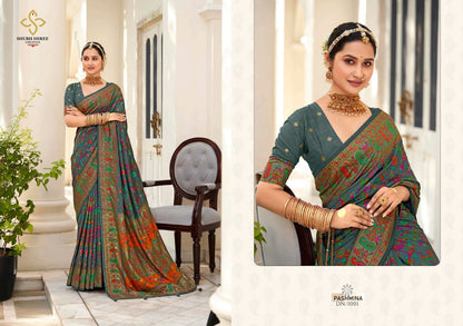 Pashminna Shubh Shree Velvet Sarees