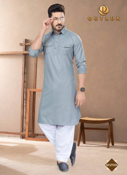 Pathani-1-2212 Outluk Cotton Mens Kurta Pajama