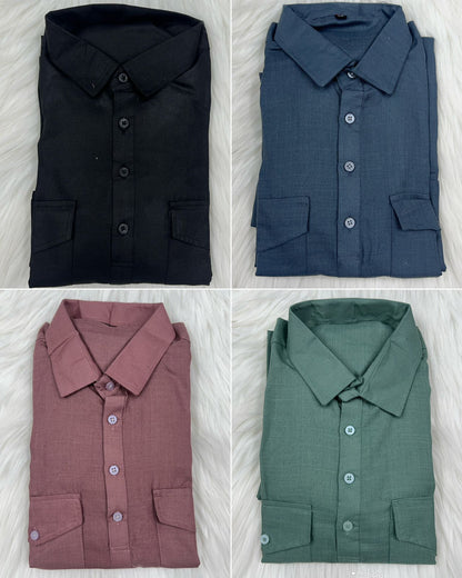 Pathani Vol 1 Bluehills Cotton Slub Mens Kurta Pajama