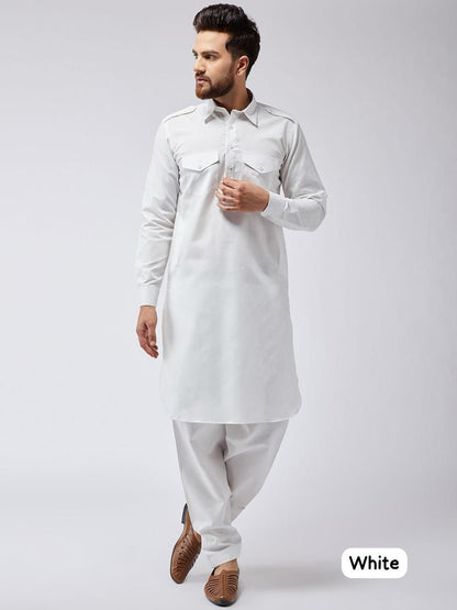 Pathani Vol 1 Bluehills Cotton Slub Mens Kurta Pajama