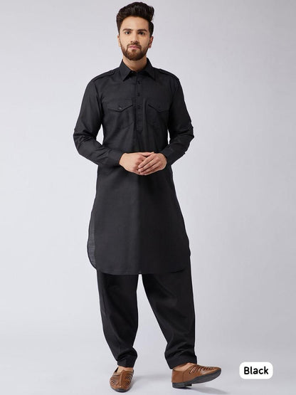 Pathani Vol 1 Bluehills Cotton Slub Mens Kurta Pajama