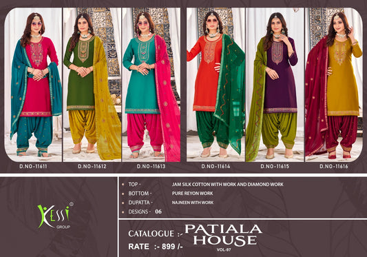 Patiala House Vol 97 Kessi Fabrics Jaam Silk Salwar Suits
